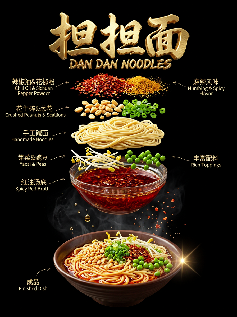 Dan Dan Noodles Premium Poster
