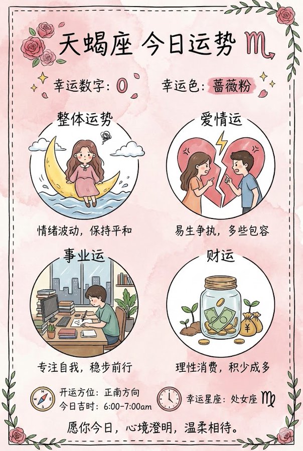 Zodiac Fortune Card