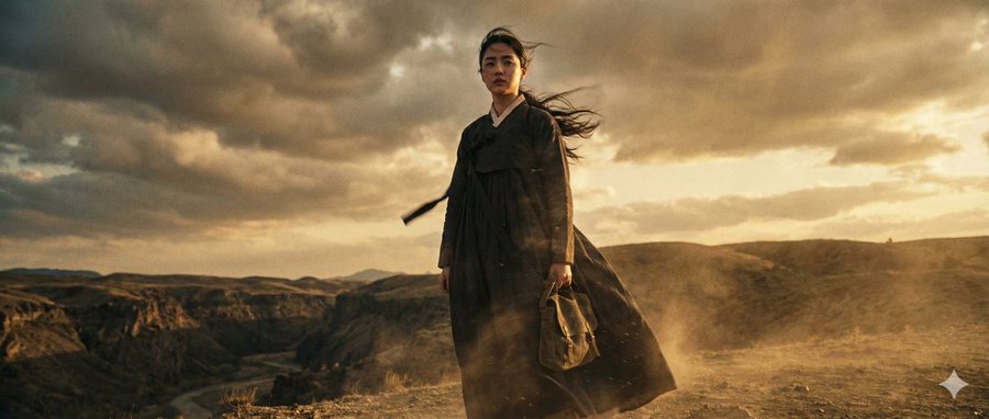 Epic Korean Historical Portrait of a woman