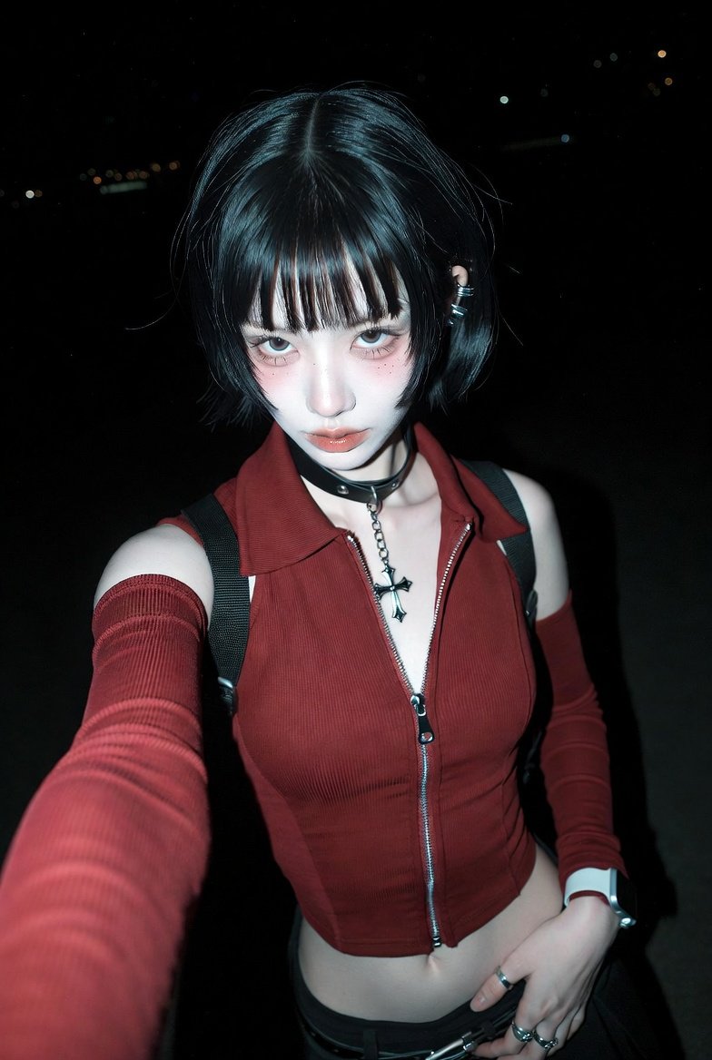 Night Flash Cool Girl