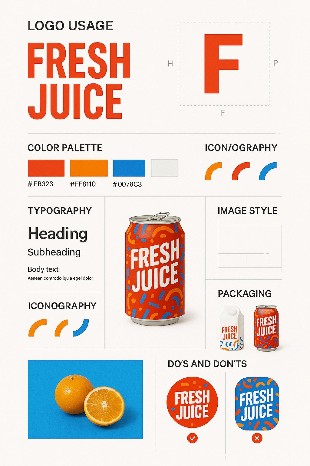 A Vertical 9 16 Brand Design Guide Poster Using the Uploaded