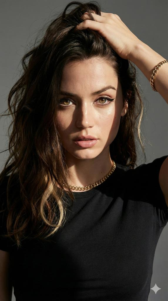 Dramatic Chiaroscuro Brunette Fashion