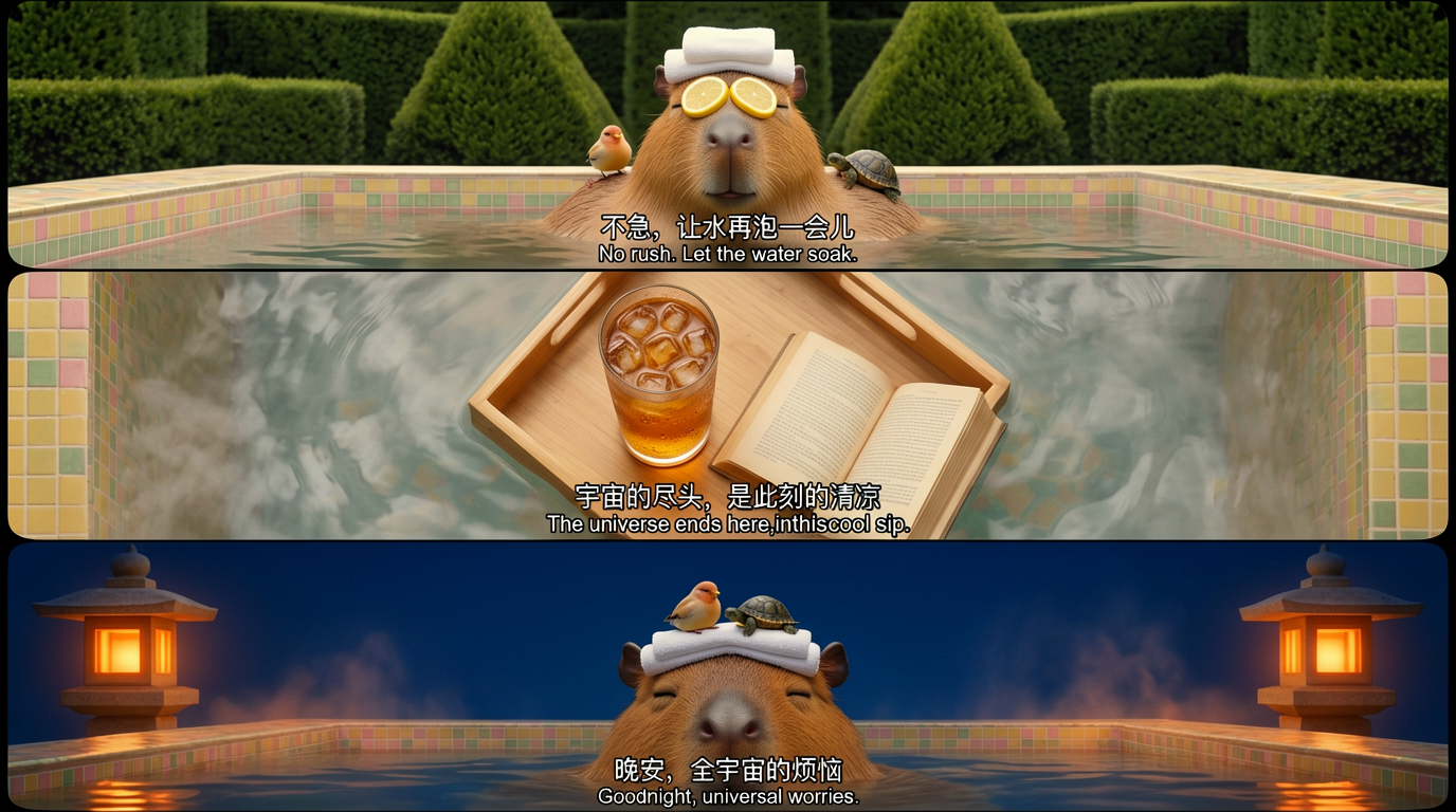 Mr. Capybara's Relaxation Philosophy