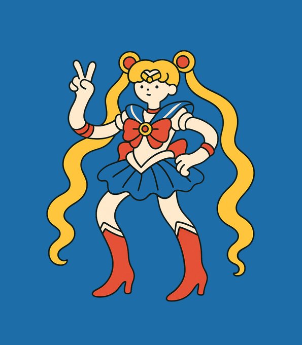 A Full Body Flat Vector Illustration of CHARACTER in a Whimsical