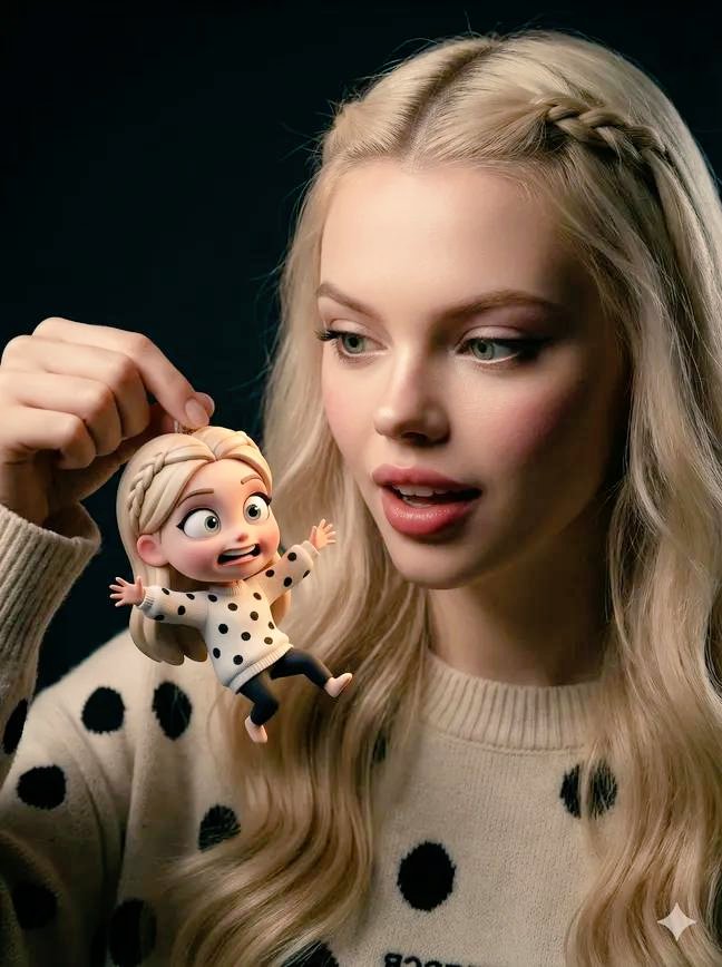 Real Person Holding Q Version Meme