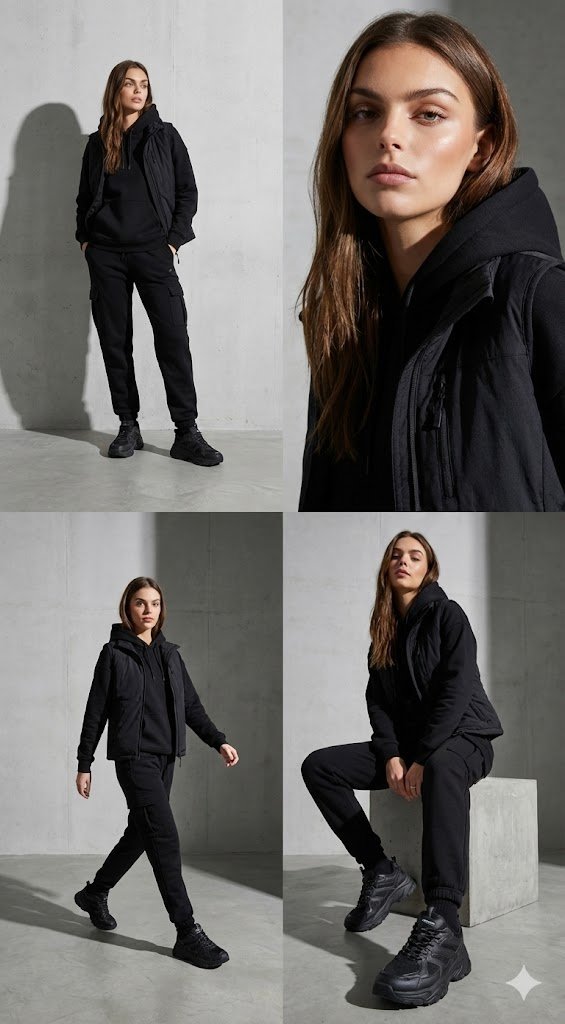 High End Streetwear Four Panel Ad