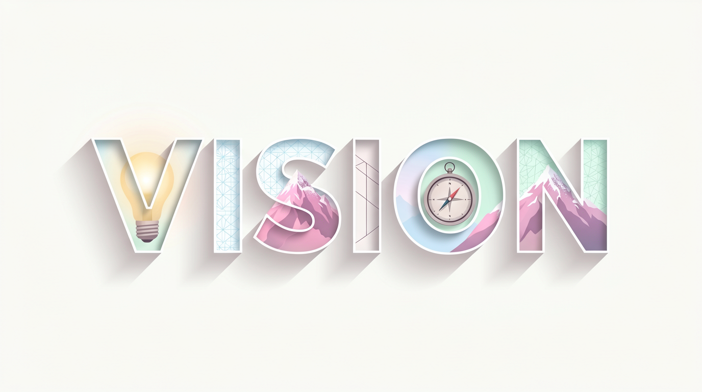 Minimalist Typographic Illustration Conveying Meaning
