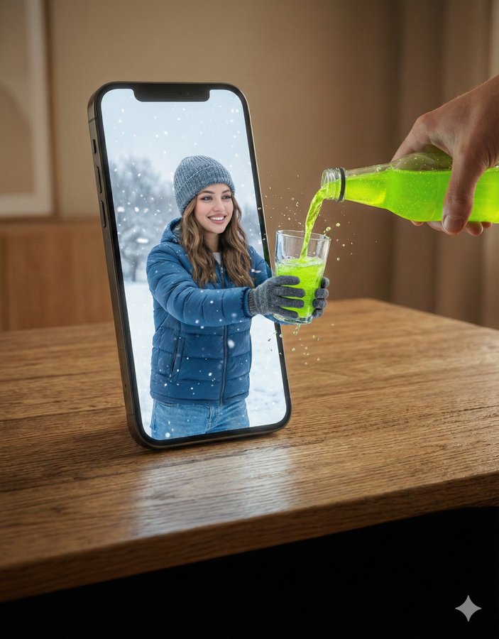 Neon Drink Reality Crossing