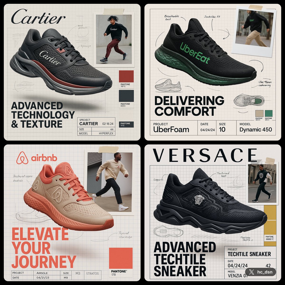 Image with 1 1 Ratio a Branded Footwear Ad for Brand