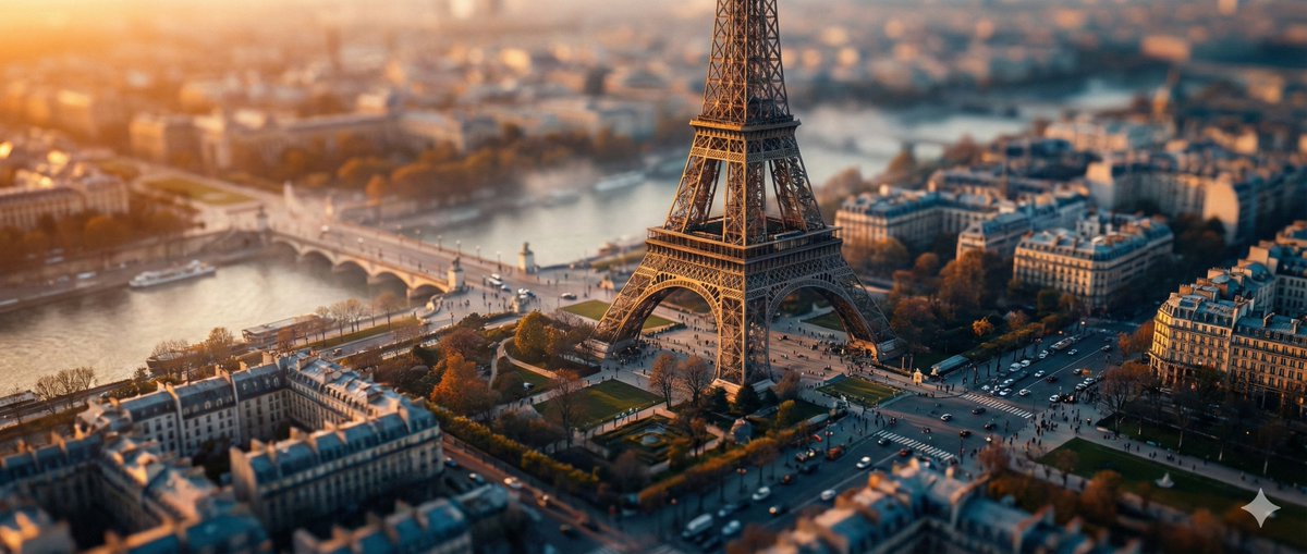 Highly Detailed Tilt-shift Photography of LOCATION Captured From a High Vantage