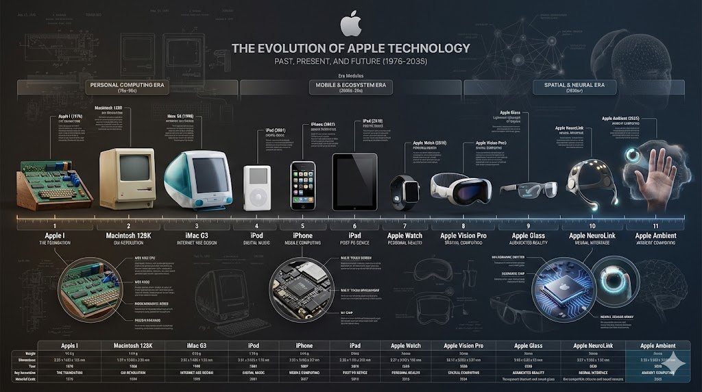Epic Product Evolution 3d Infographic