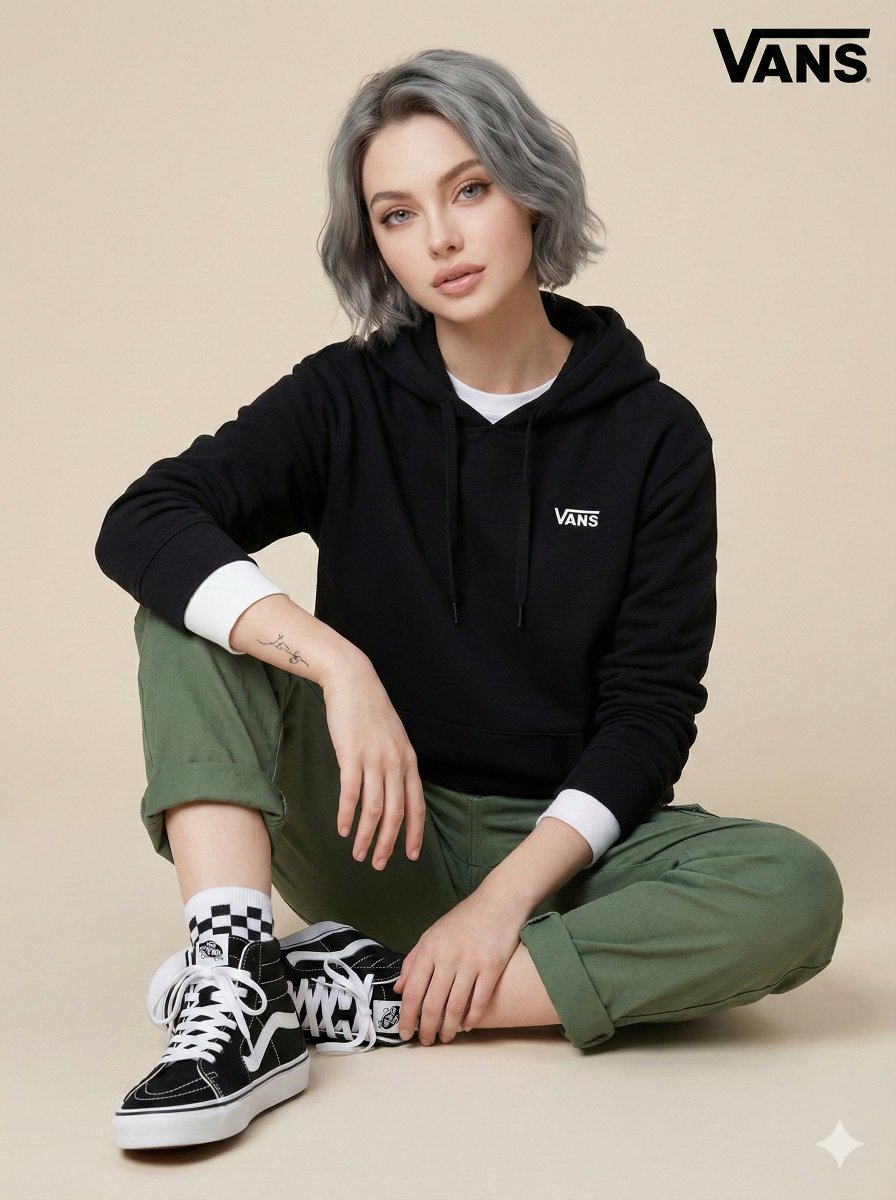 Beige Studio Street Style Relaxation