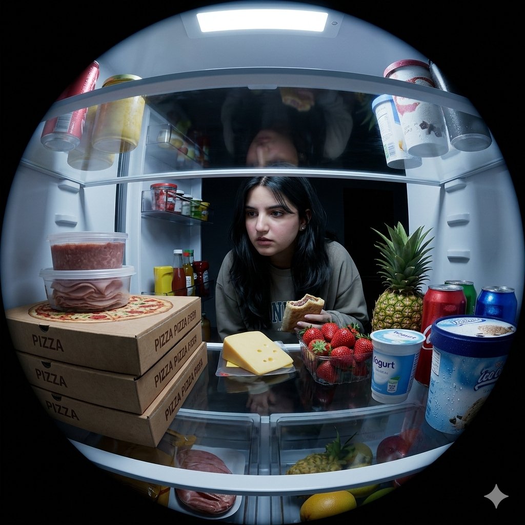Late Night Snack Pakistani Girl Fridge Pov