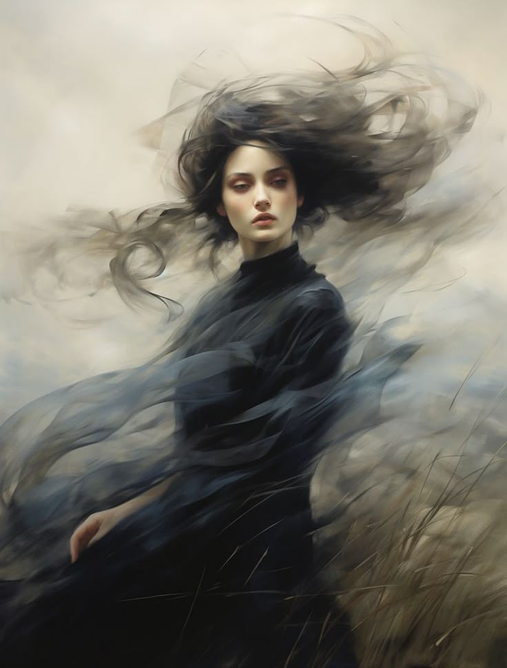 Gothic Wind Portrait of a girl