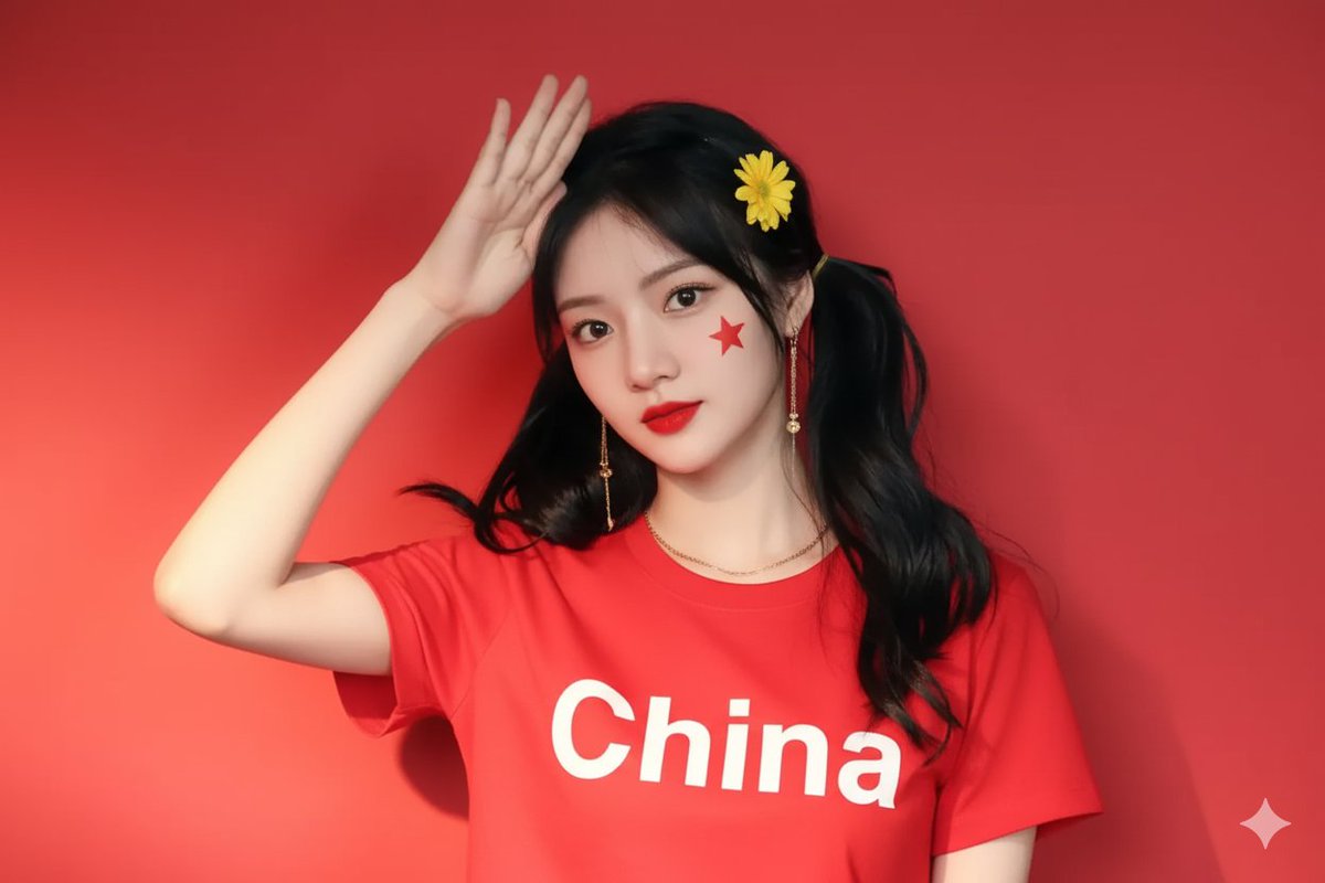 China-Red Selfie Photo