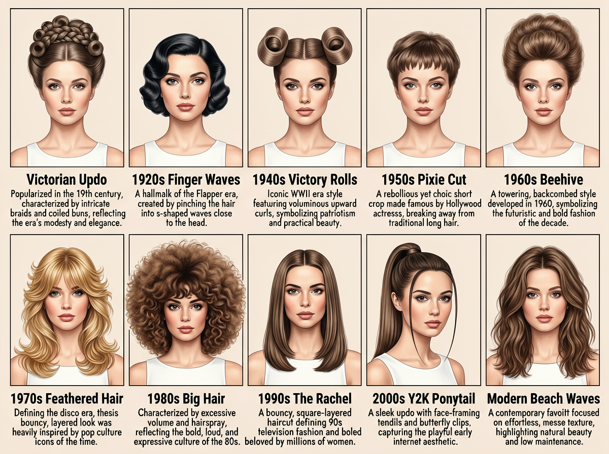 Women's Classic Hairstyle History Guide