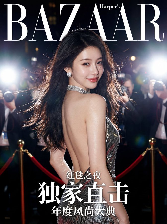 Meta System Instruction Create a High-end Fashion Magazine Cover