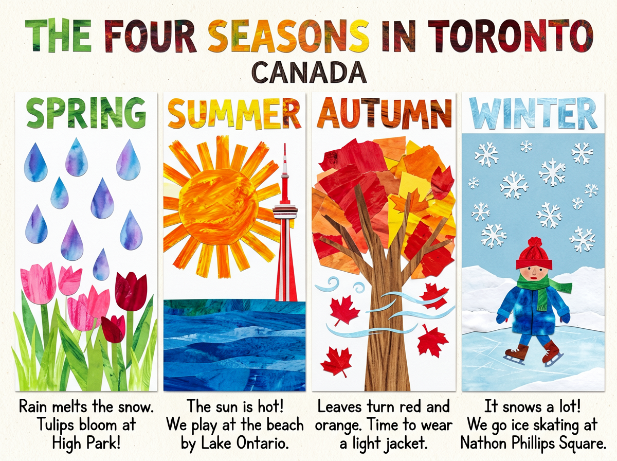 Four Seasons Change Infographic