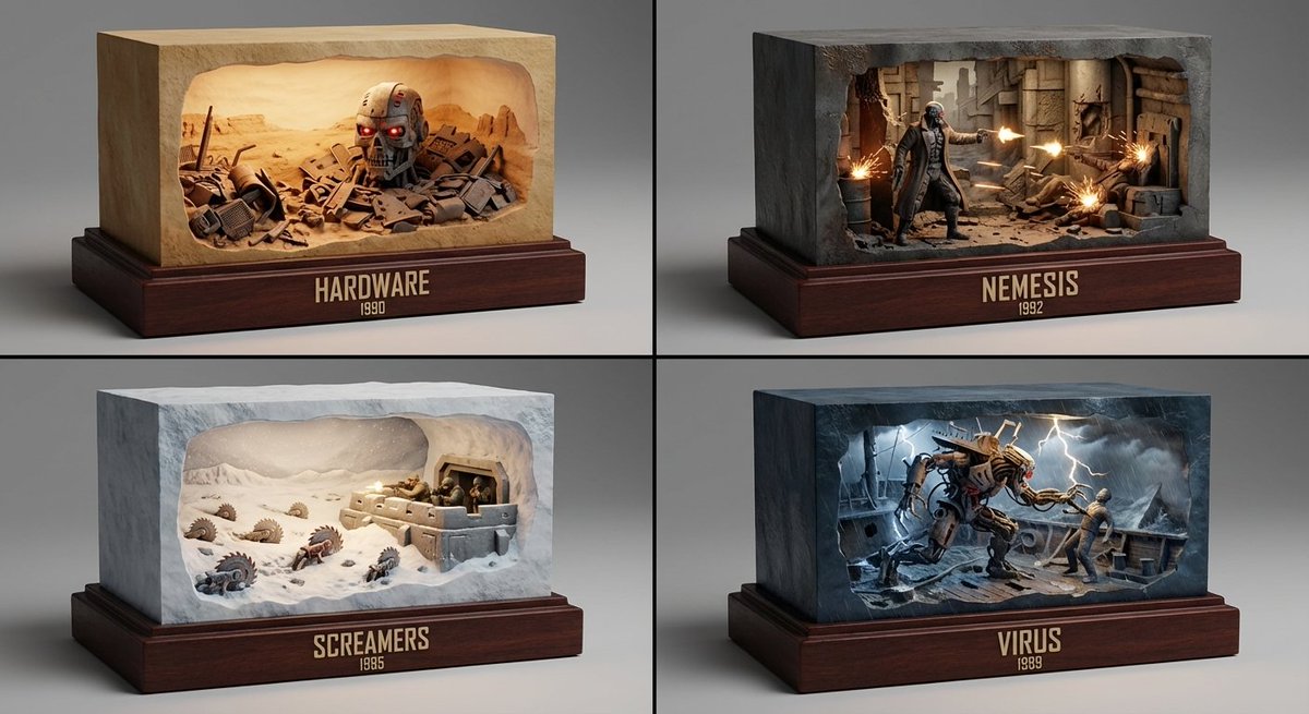 Resident Evil Dark Mahogany Miniature Grid