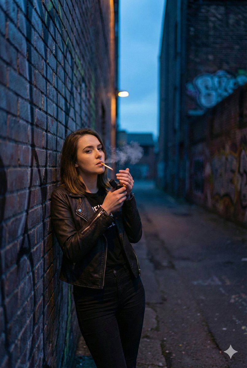 Twilight Alley Leather Girl Lighter