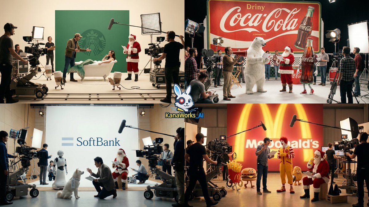 Coca-Cola Commercial Film Set