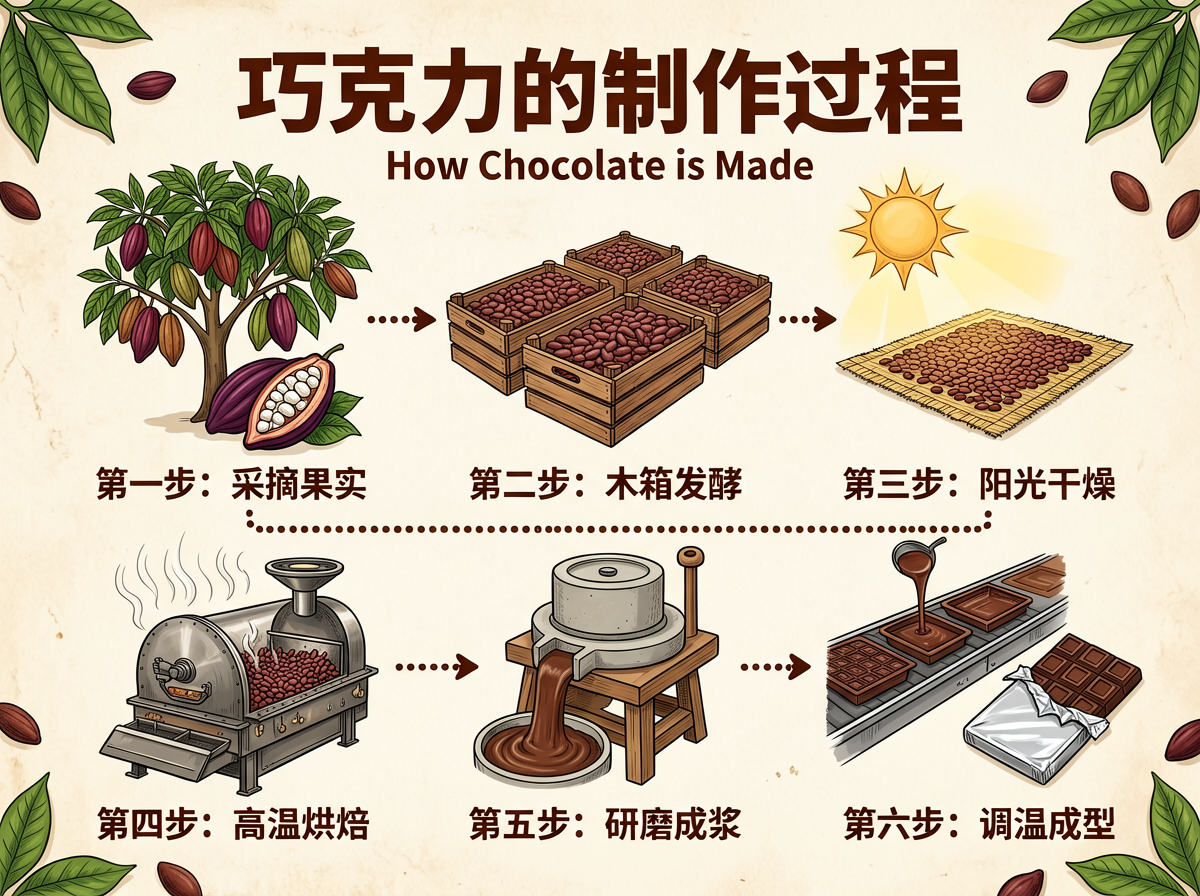Chocolate Making Flowchart