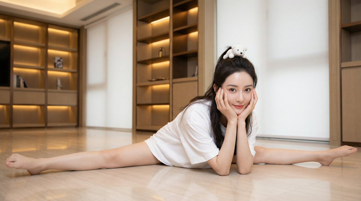 Idol Goddess White Split Moment