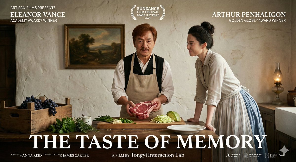 Fictional English Film Poster: The Taste of Memory