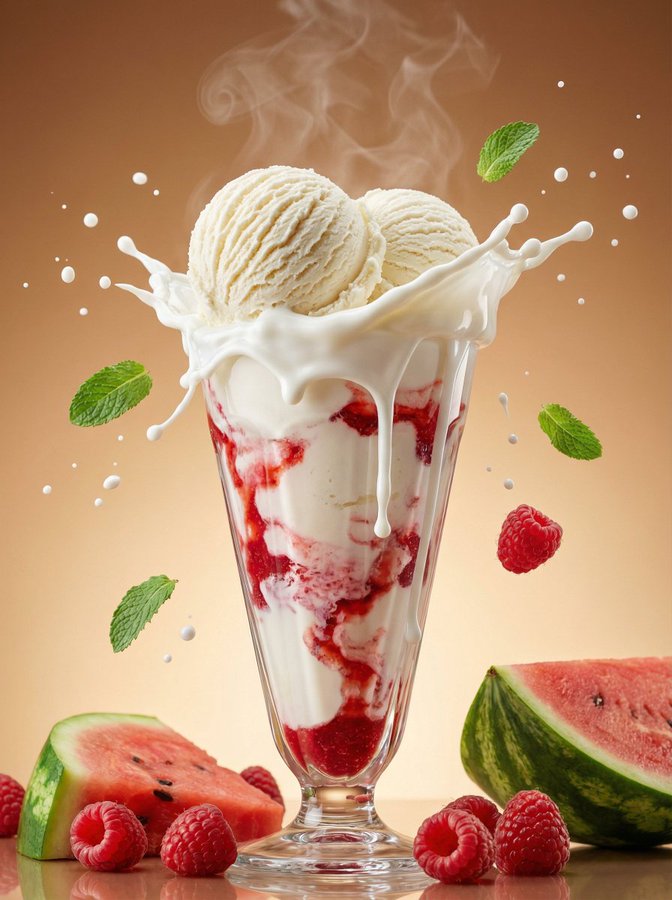 Strawberry Luxury Sundae Storm