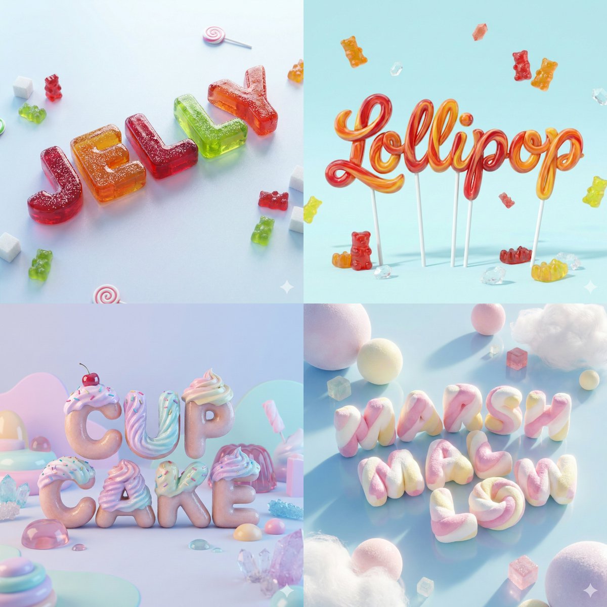 Hyper Real Candy Text