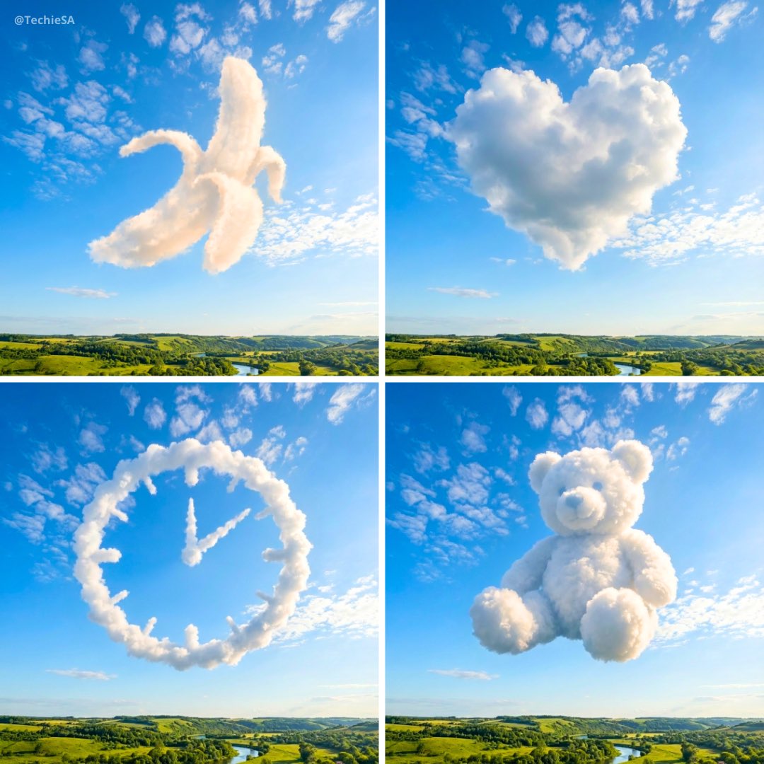 An Ultra-realistic Sky Scene Where Soft Natural Cloud Formations Organically Assemble