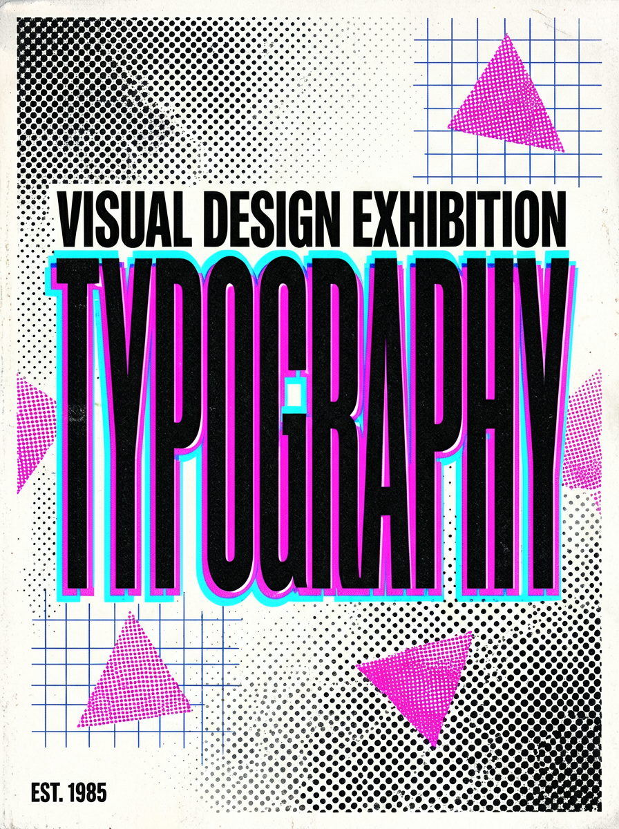 Retro Typography Poster