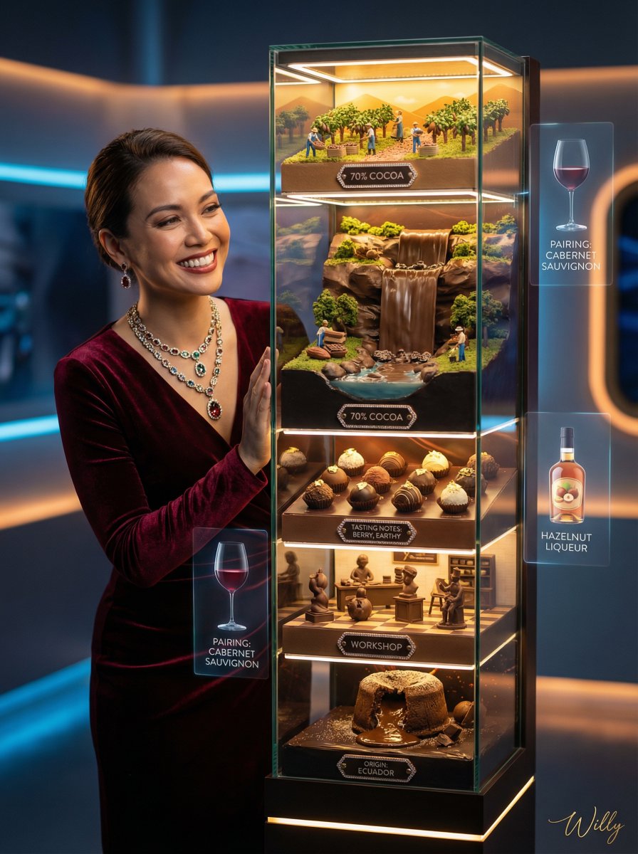 Luxury Chocolate Tech Diorama