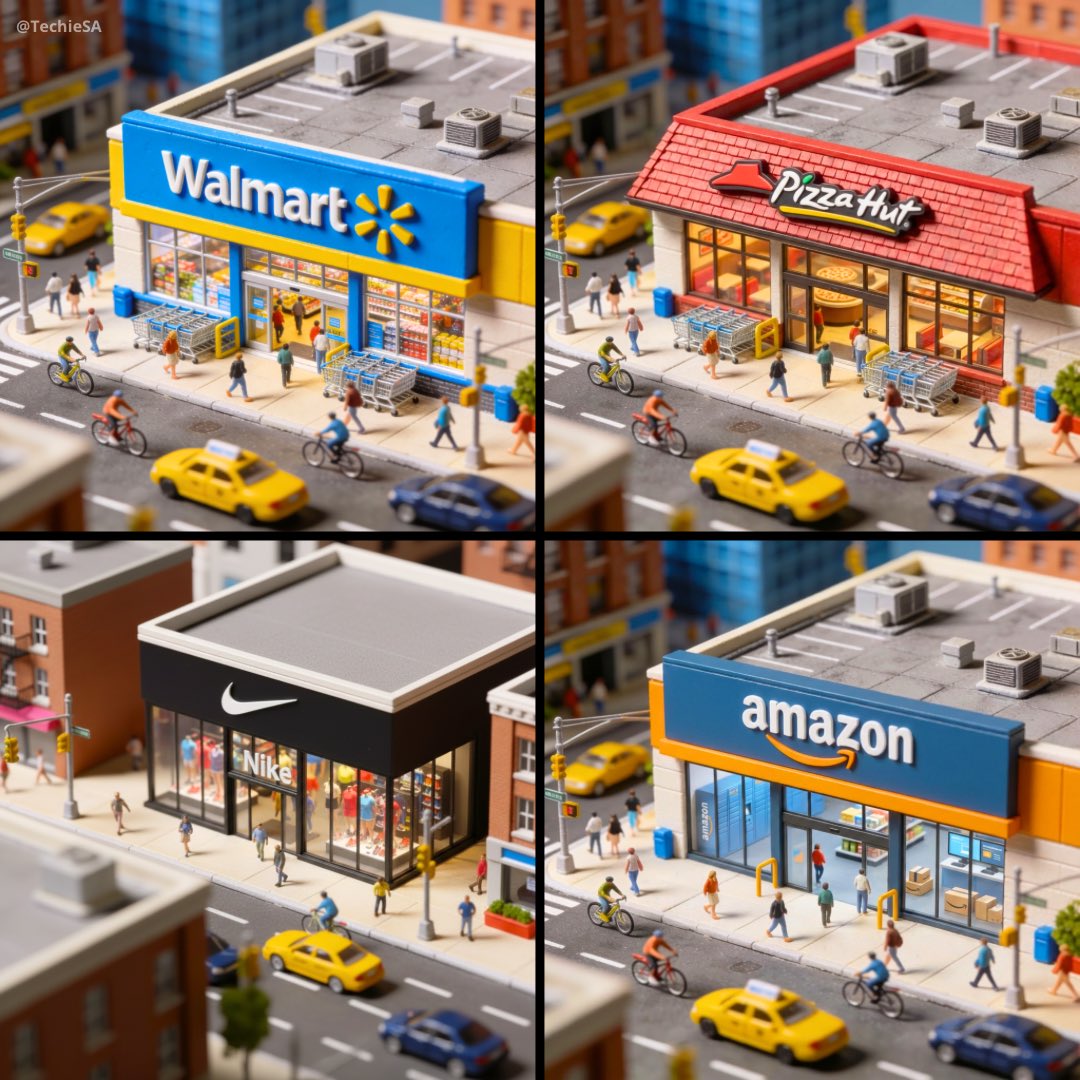 Dynamic Aerial View of a Bustling City Street Focusing on a